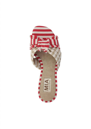 Mia - Women's Isandra Raffia Bow Heel Sandal