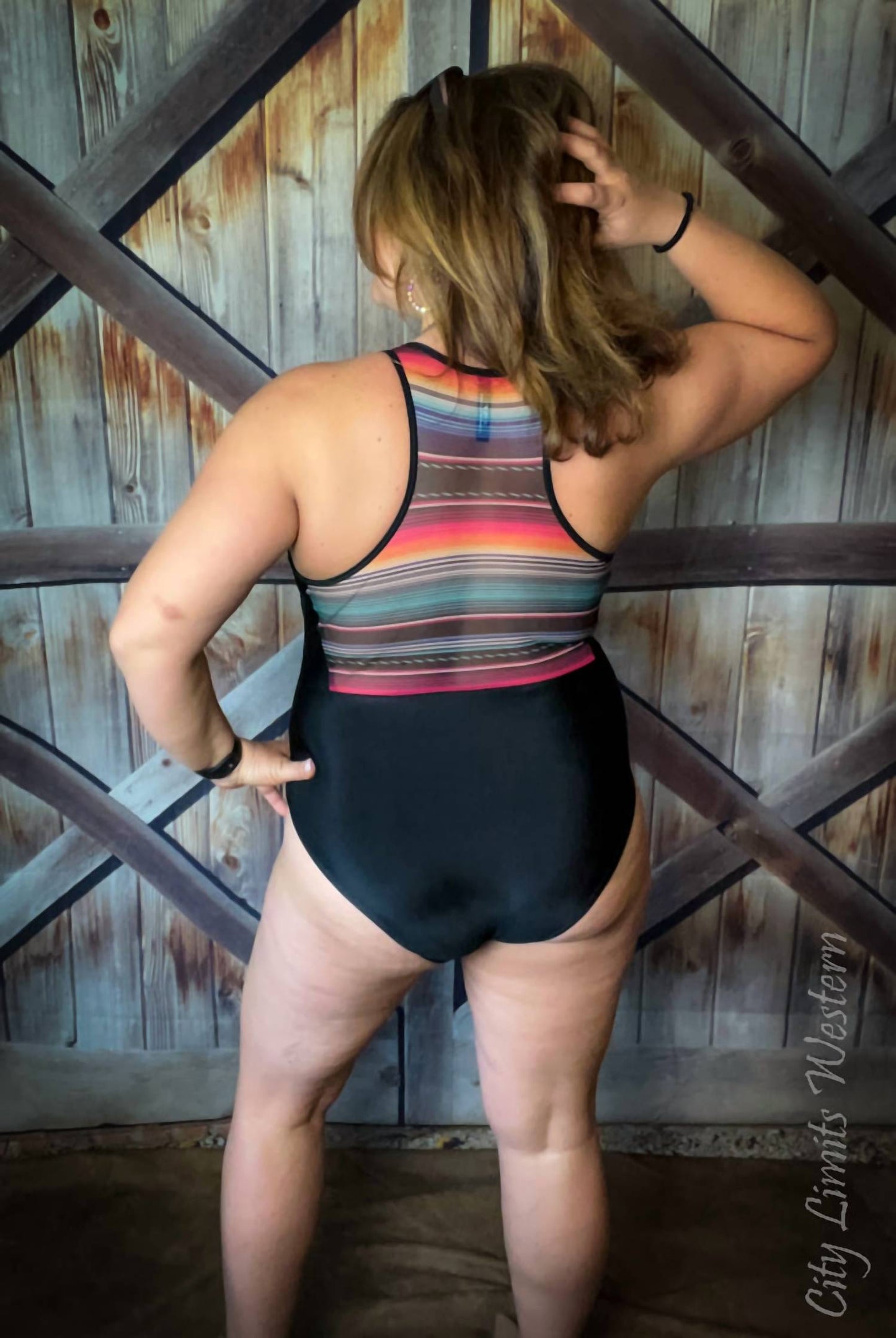 Crazy Train - Women's Creek Bed One Piece Swim Suit