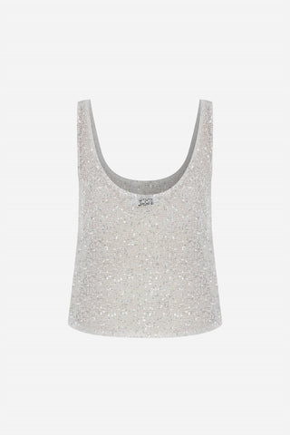 Ila - Lend U Neck Sequin Tank Top