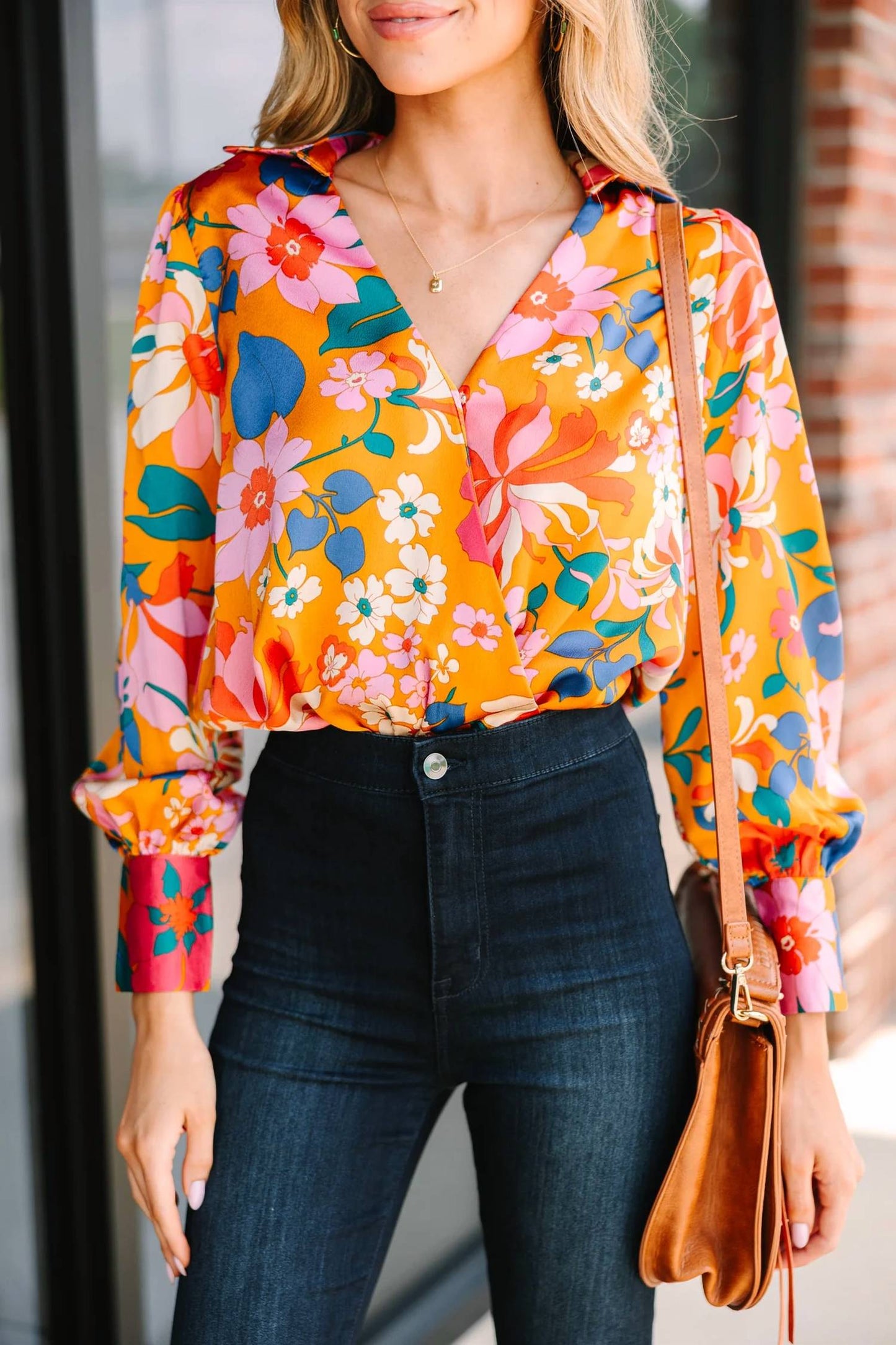 Entro - Floral Print Bodysuit