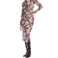 Fifteen Twenty - Ruched Selena Paisley Midi Dress
