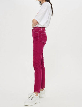 Topshop - Jeans Motocicleta Jamie de perna reta e tornozelo