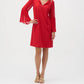 Joseph Ribkoff - Bell Sleeves Mini Dress