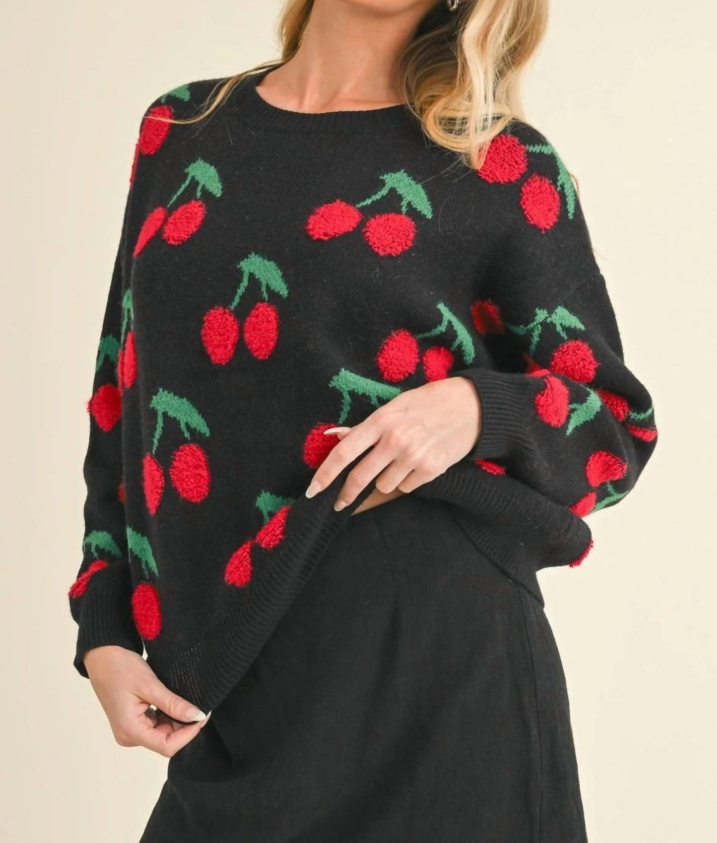&Merci - I Pick You Cherry Sweater