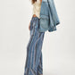 Free People - Days End Linen Stripe Pant
