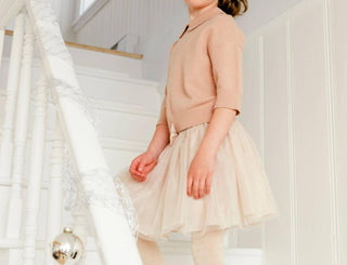 Deux Par Deux - Collared Three-Quarter Knit Top