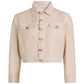 L'Agence - Koda Coated Cropped Jean Jacket