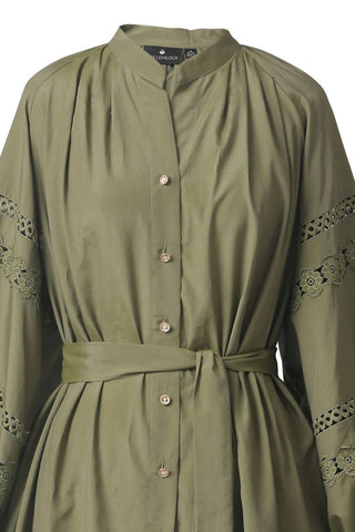 Emily Lovelock - Lyla Long Sleeve Midi Dress
