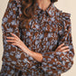 &Merci - Ruffle Trim Button Down Mini Dress