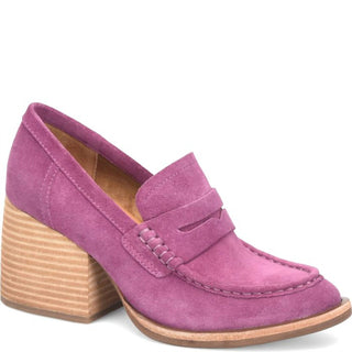 Kork-Ease - Mocassim de salto alto em camurça Modeste