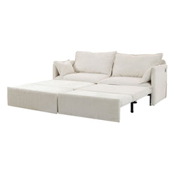 Pull Out Sofa Bed, Convertible Sleeper Sofa Couch, Side Storage, And USB / C - Type Charging Ports Chair
