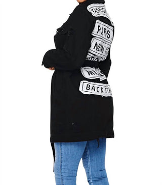 American Bazi - EDGY PLUS: Jaqueta Jeans Fashion Tour