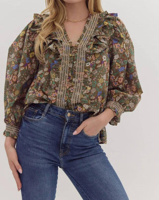 Entro - Floral Top