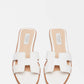 Steve Madden - Women's Haydn H Strap Leather Sandal