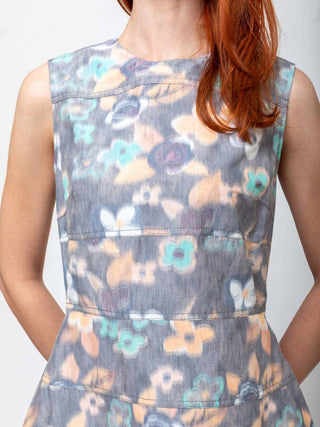Odeeh - Vestido Midi Chiné Flores