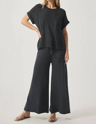 Esplêndido - Calça Veronica Crop de Perna Larga