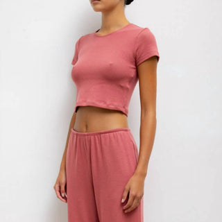 Leset - Camiseta Lauren Crop Slim