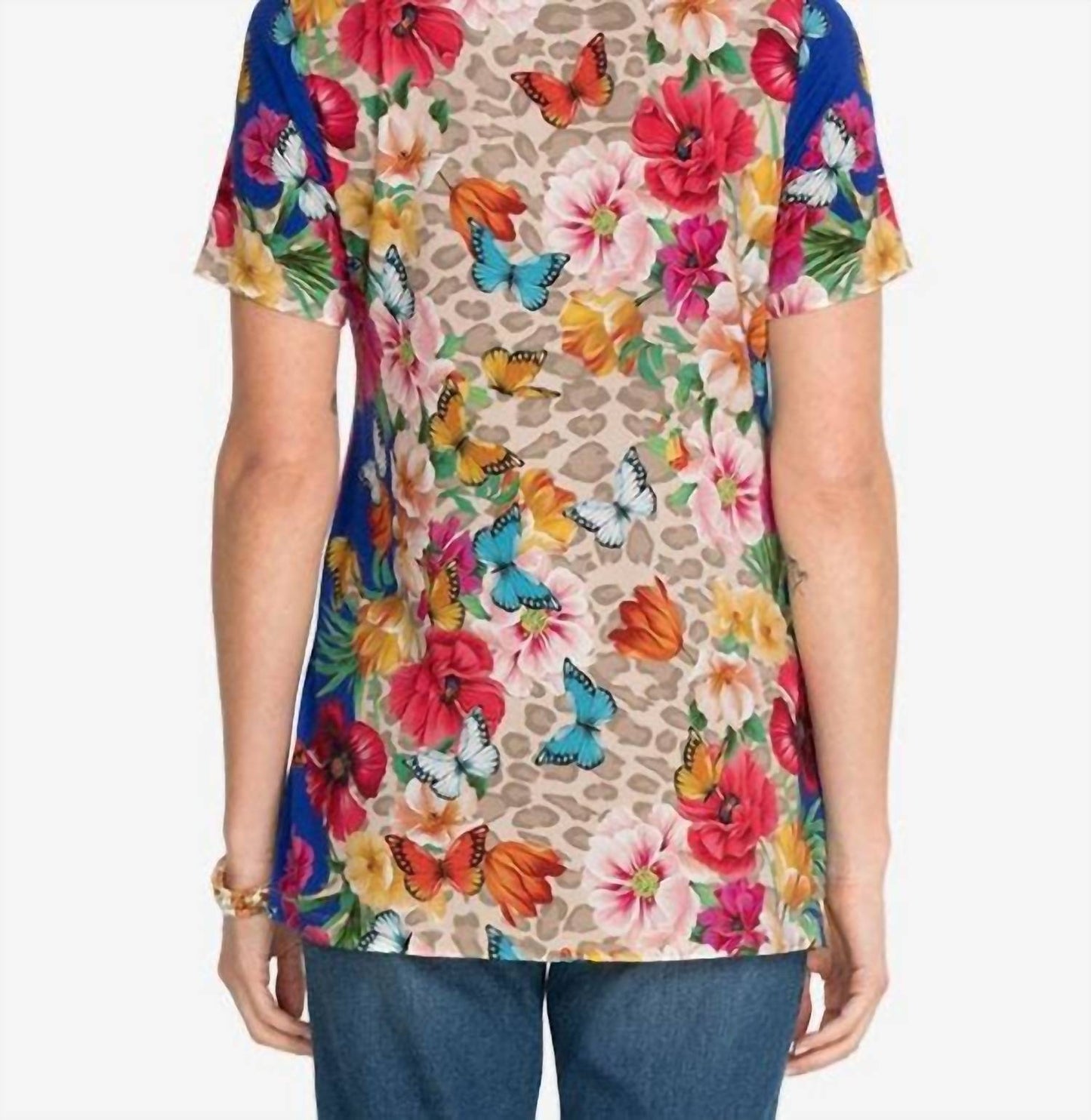 Johnny Was - MAYFLOWER FAVORITE S/S CREW NECK SWING TEE