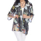 Arias - Sheer Butterfly Print Kimono Cardigan
