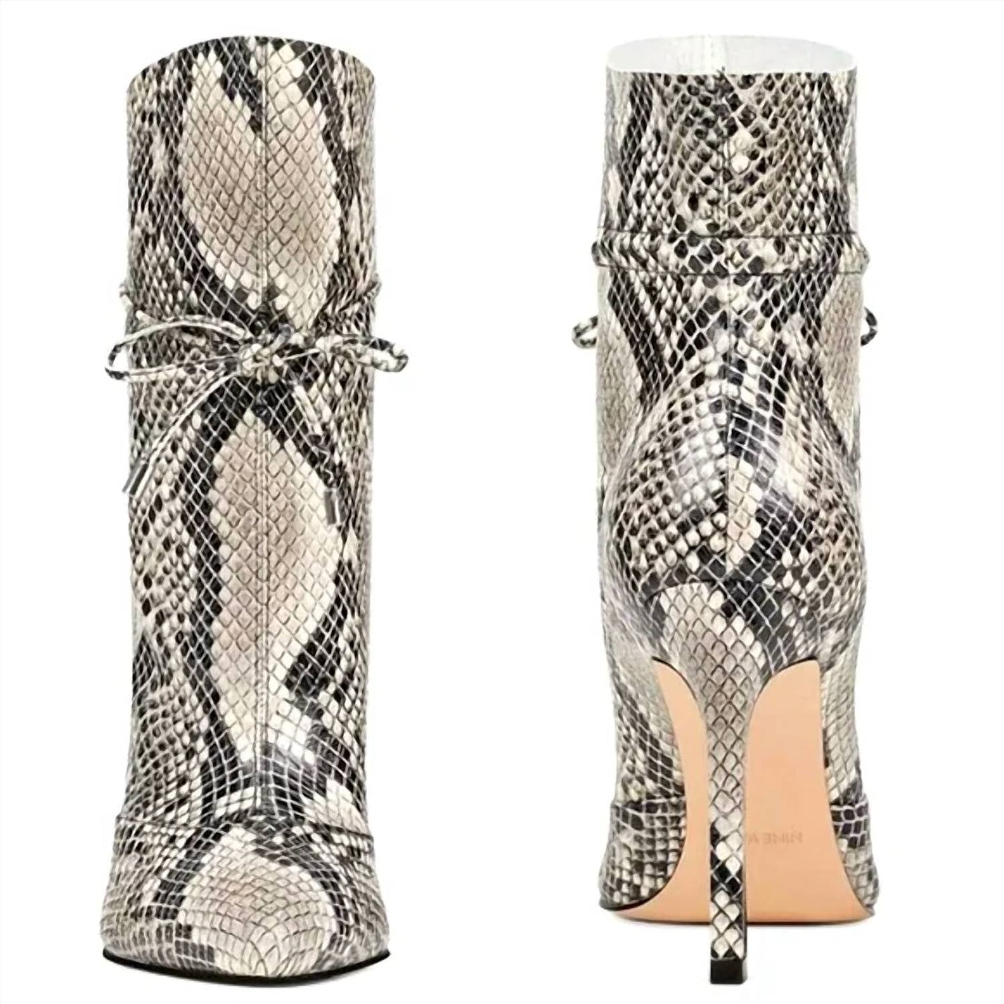 Nine West - Women's Tirzah Python Ankle Boots