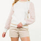 Thml - Tweed Sleeve Sweater