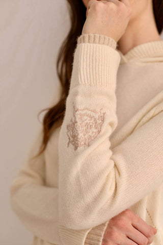 Las Sureñas - Cheetah Embroidered Hoodie