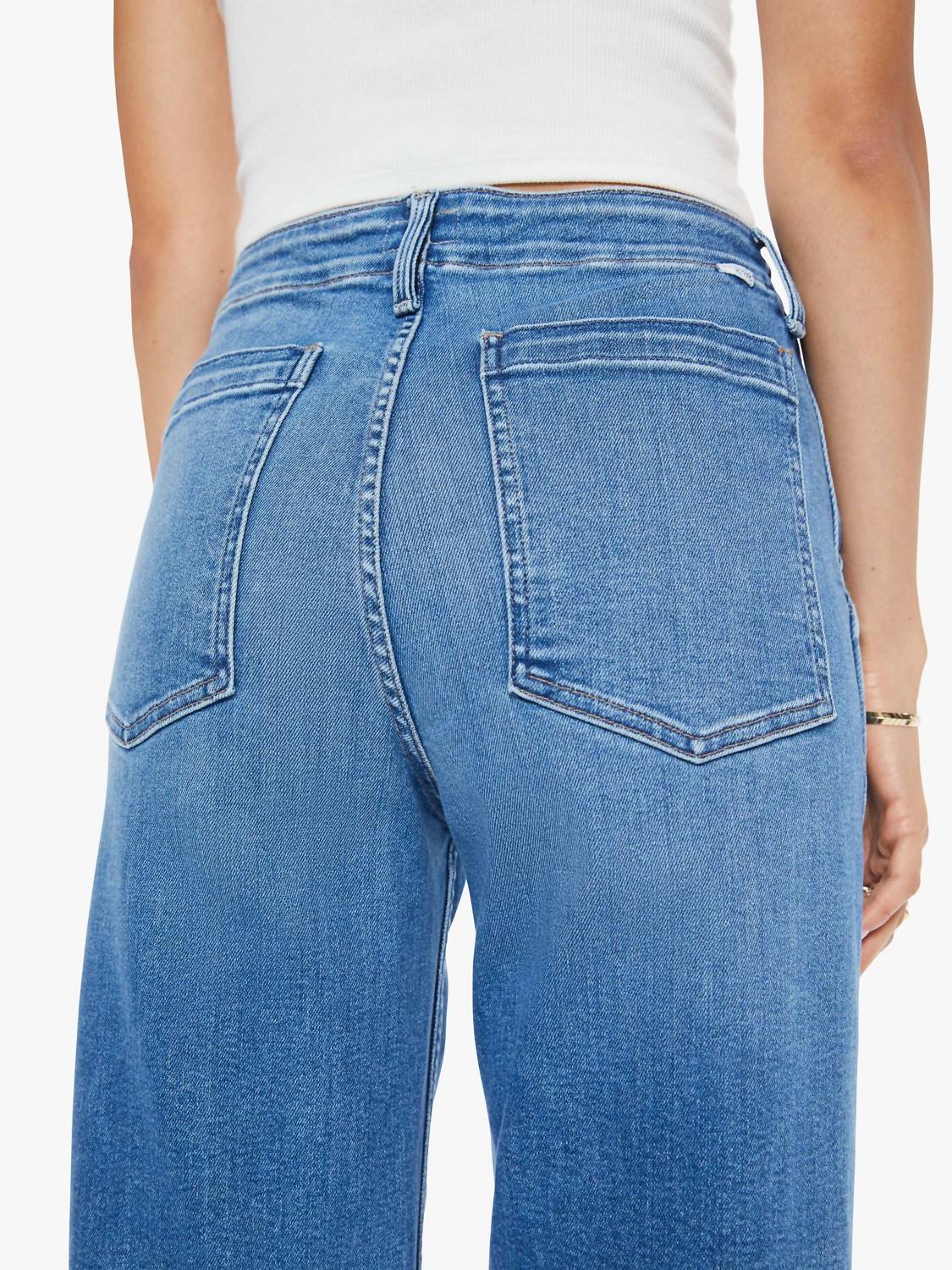 Mother - The Major Prep Zip Sneak Jeans