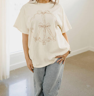 Livylu - Ditsy Floral Thrifted Graphic Tee