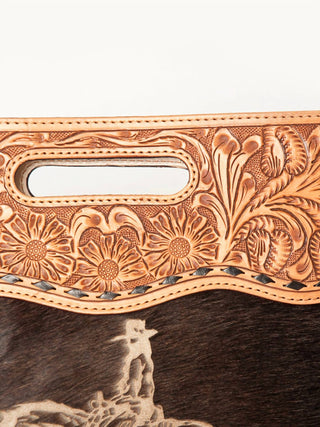 American Darling - Women's Genuine Western Leather Crossbody Clutch