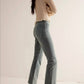 Free People - In My Feelings Velvet Crop Slim Flare Pants