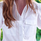 Finley - Puff Sleeve Camp Shirt