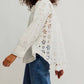 Free People - Mae Washed Eyelet Shirt