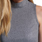 Peter Millar - Scottie Hexagons Print Sleeveless Mock Neck Shell
