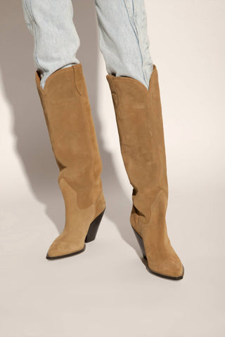 Isabel Marant - Botas de cano alto de camurça Lomero usadas