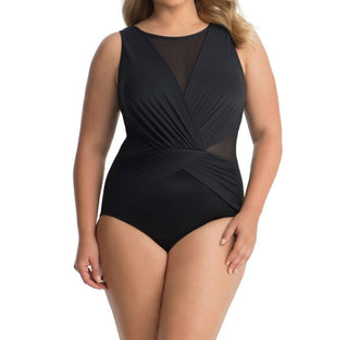 Miraclesuit - Maiô Plus Size com Gola Alta Palma