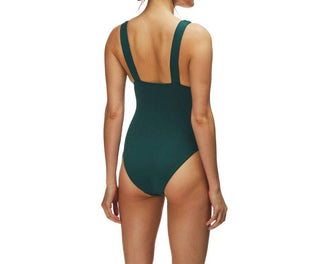Seafolly - Maillot com decote em V em uma peça