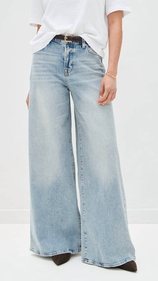 7 For All Mankind - Marie Wide Leg Jeans