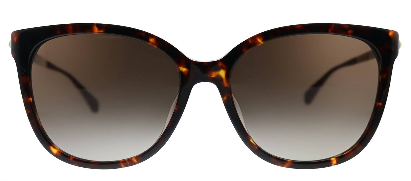 Kate Spade - BRITTON/G/S Square Plastic Sunglasses with Brown Gradient Lens