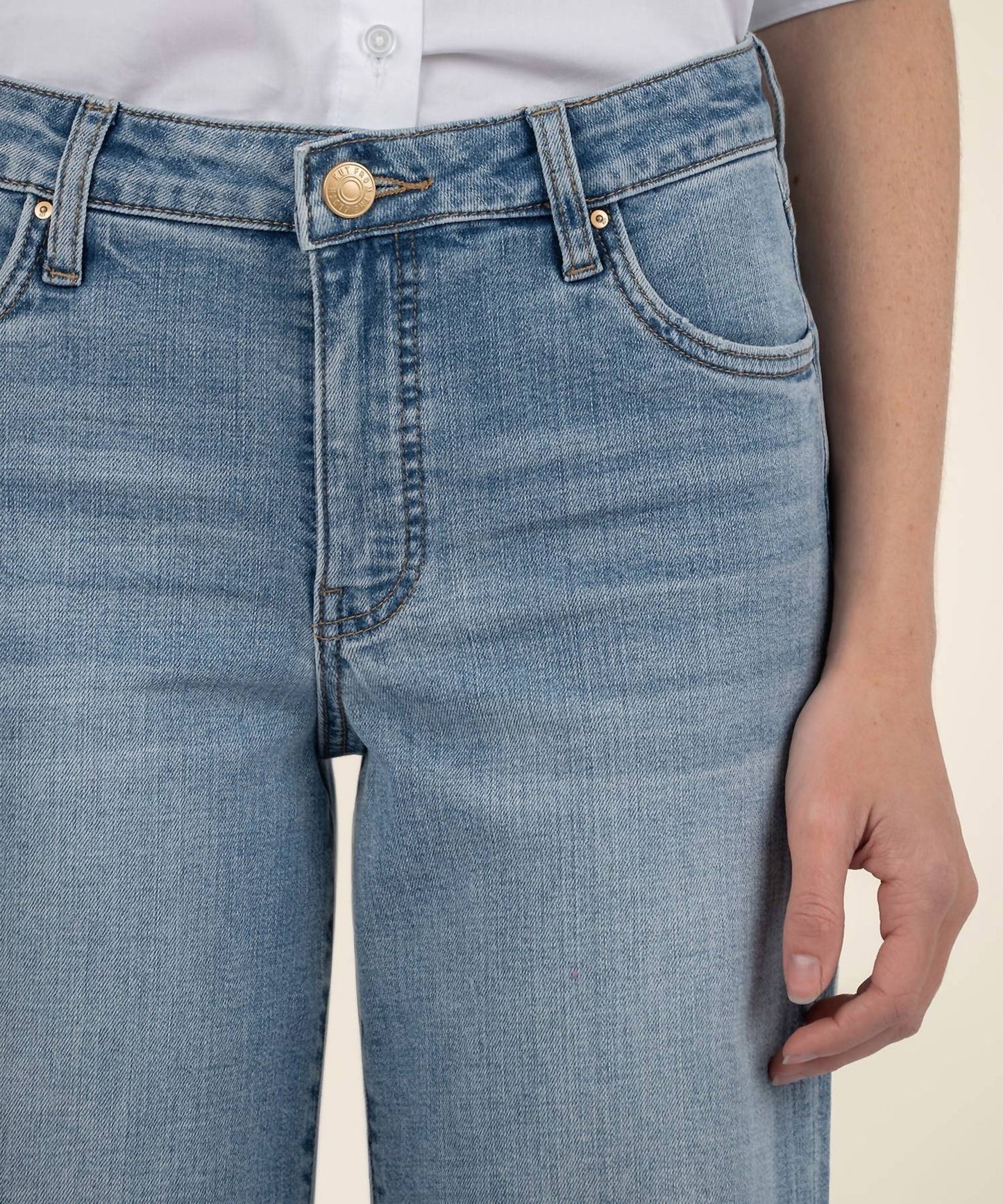Kut From The Kloth - Meg High Rise Fab Ab Wide Leg Jean