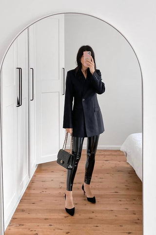 Commando - Control Faux Patent Leather Leggings
