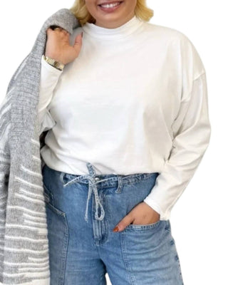 Free People - Blusa de manga comprida oversized Keegan