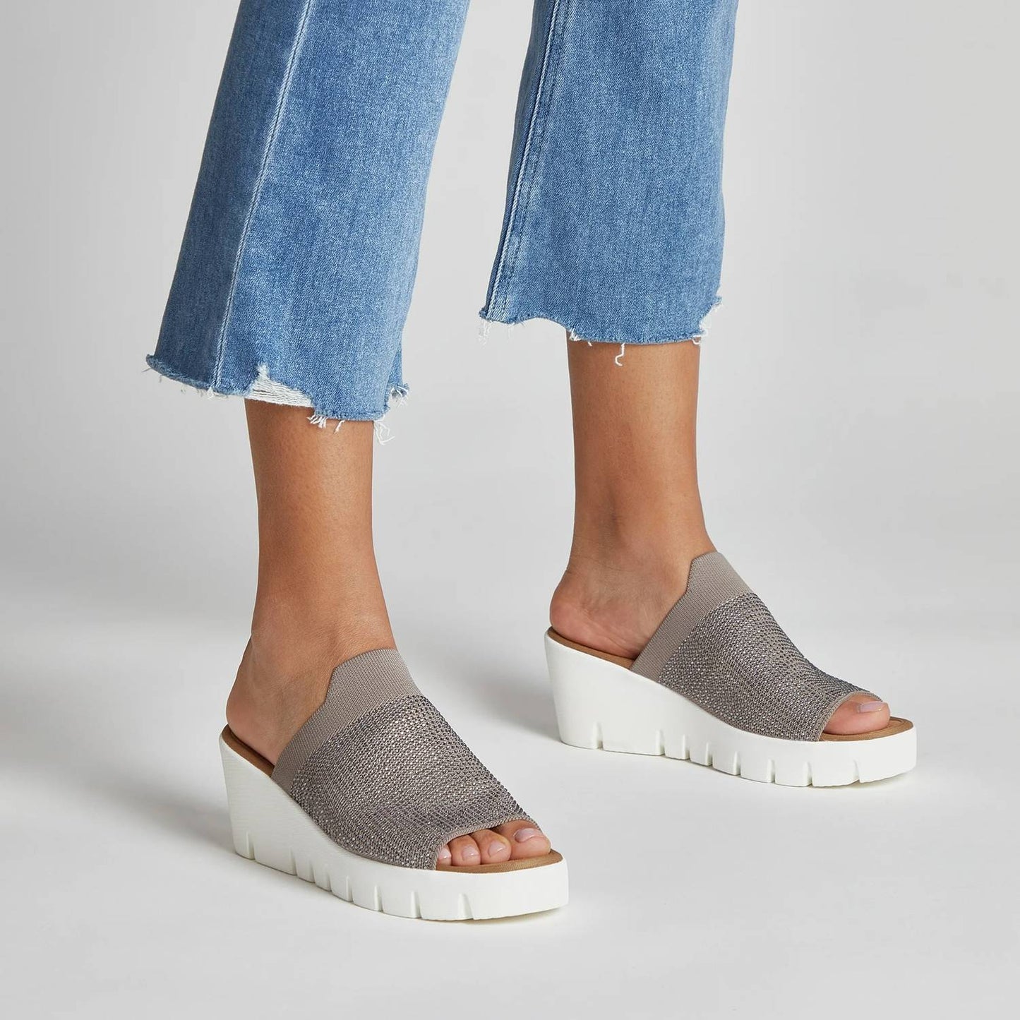 Bernie Mev - Women's Venti Crystals Slip On Sandal