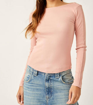 Free People - Camiseta de manga comprida sem remorso