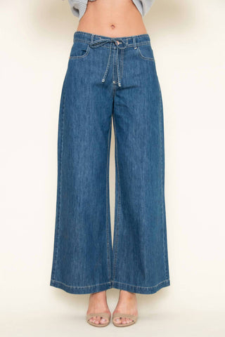 Fore Collection - Drawstring Waist Wide Leg Pants