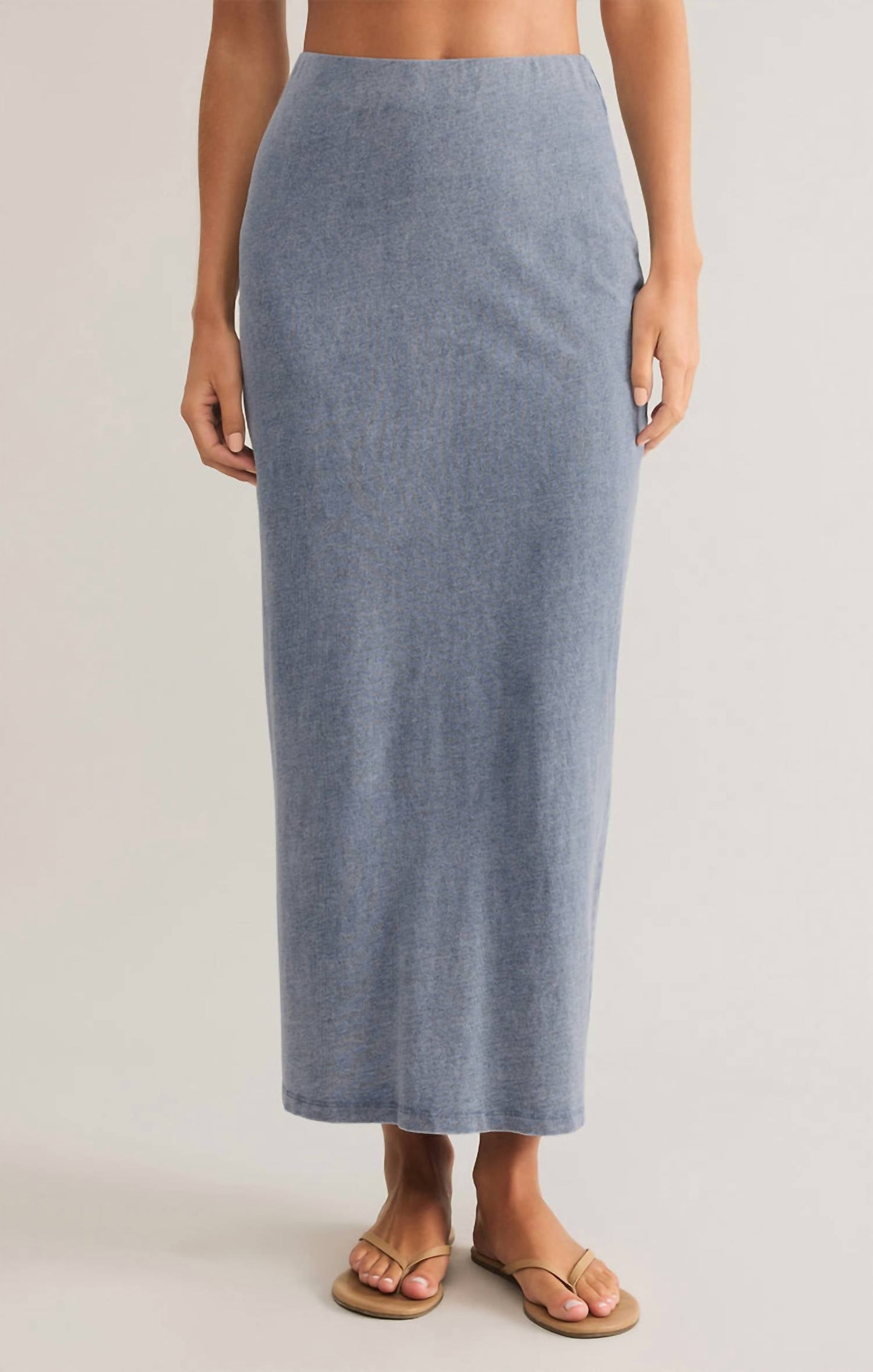 Z Supply - Gail Jersey Denim Midi Skirt