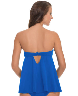 Perfil da Gottex - Top tankini com decote em V e alças finas