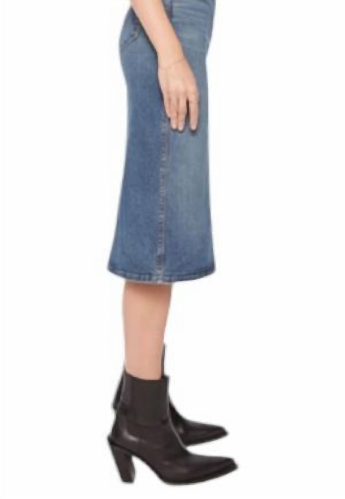 Mother - Swooner Straight A Midi Skirt