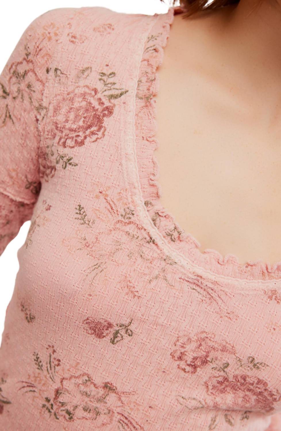 Free People - Clover printed thermal top