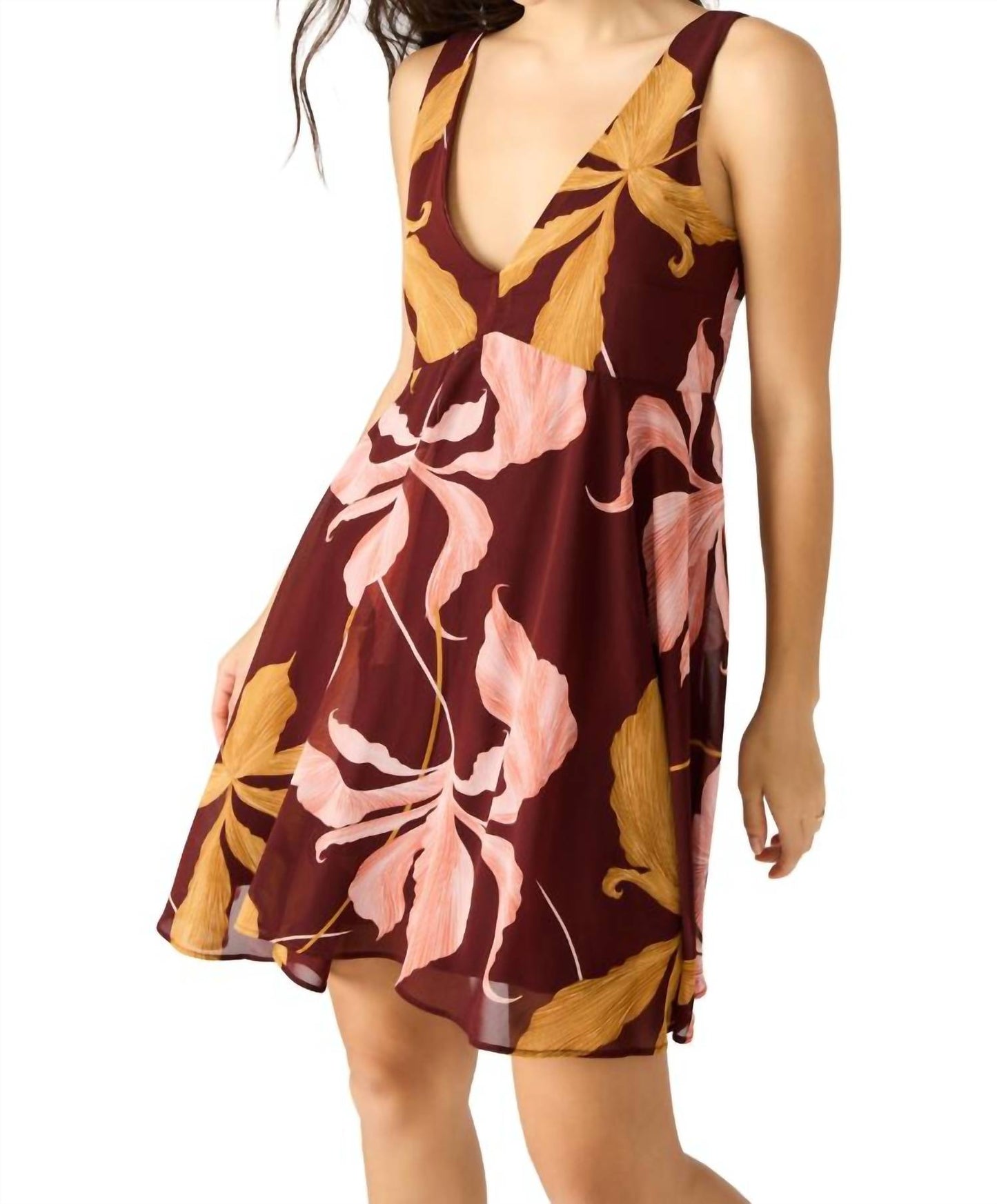 Steve Madden - Rowan Removable Ruffle Capelet Mini Dress
