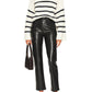 Agolde - Recycled Leather 90's Pinch Waist Pants